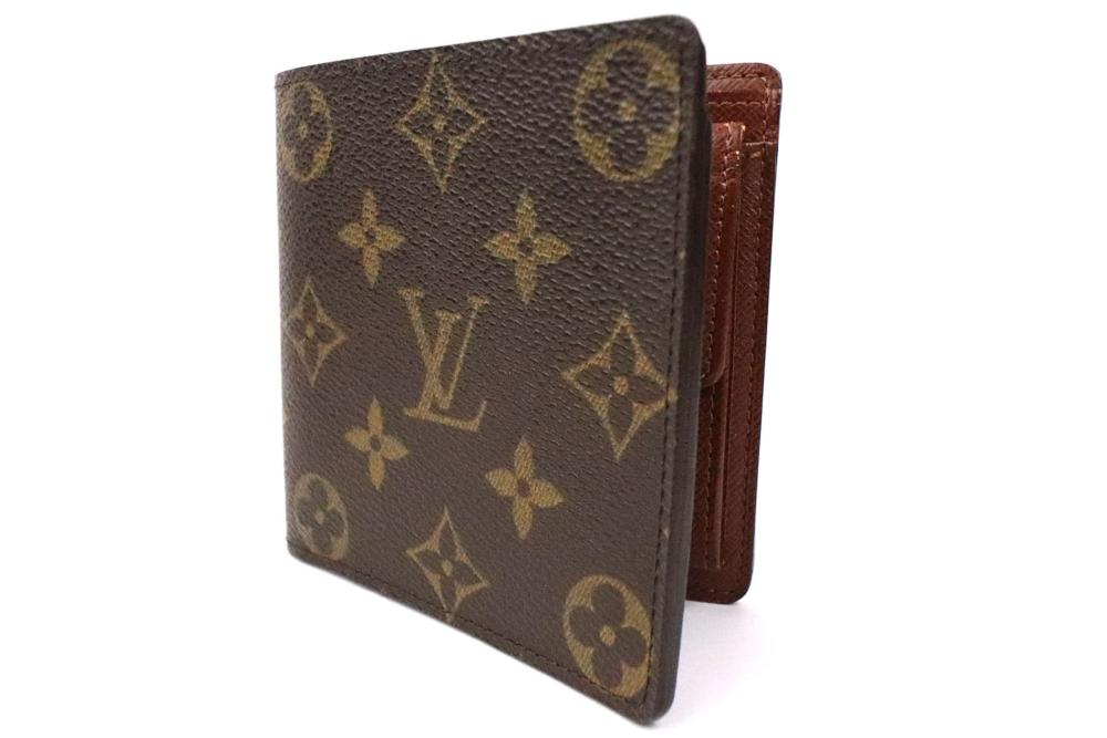 楽天市場】【中古】LOUIS VUITTON ルイヴィトン Wホック財布 三つ折り