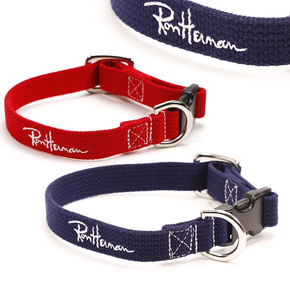 ロンハーマン ペット 首輪 Dog Collar ドッグカラー mm Ron Herman Dog ブランドロゴ 刺しゅう プレゼント ギフト 誕生日 犬 ペット用 septicin Com