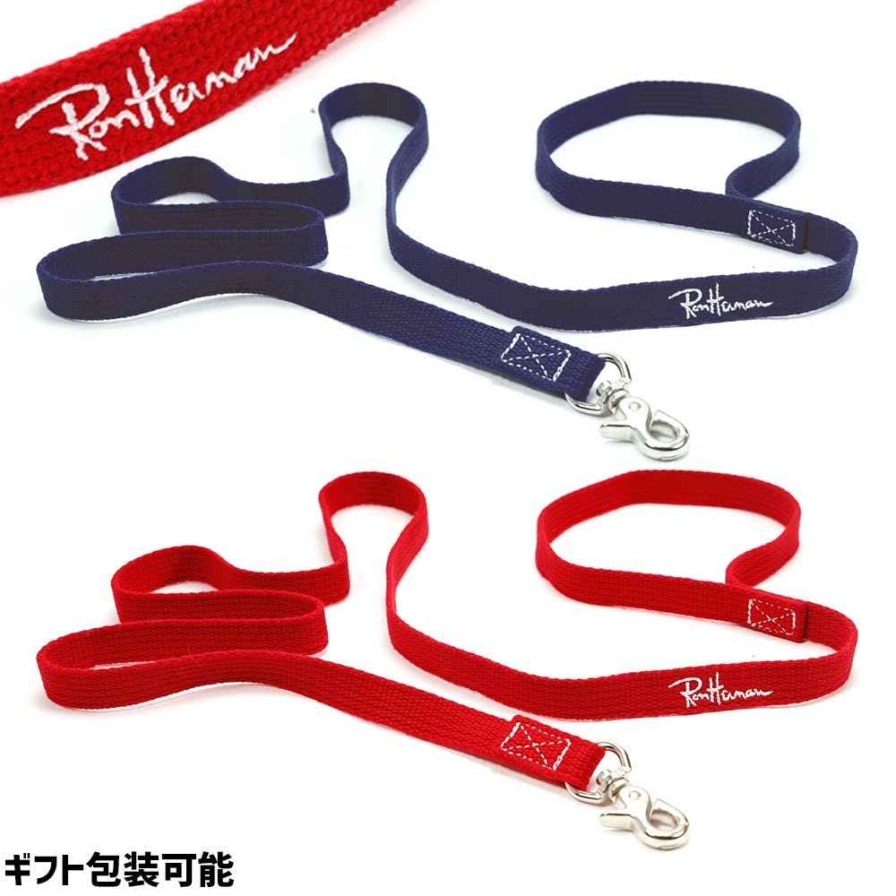 ロンハーマン ペット リード Dog Lead 15mm Ron Herman Dog ブランドロゴ 刺しゅう プレゼント ギフト 誕生日 犬 ペット用 Psicologosancora Es