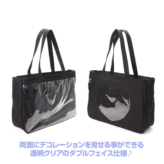 楽天市場 痛バッグ エコバッグ 推しキャラ トート ダブルフェイストートバック ビニールバッグ オタ芸 ヲタバ ペンライト ルミカ ルミエース トレモ ジャパン
