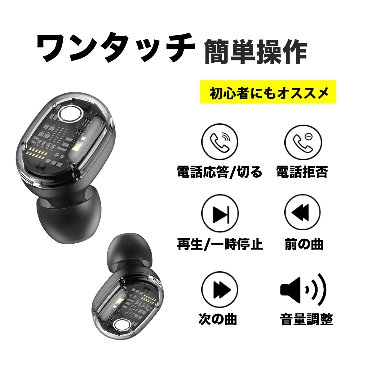 楽天市場 スマホ充電ok 期間限定価格1980円 ワイヤレスイヤホン Bluetooth5 0 高音質 人間工学 最新型 左右分離型 スケルトン Iphone Android 対応 自動ペアリング マイク 内蔵 新生活 ギフト 充電ケース 片耳 両耳 簡単ペアリング リモート テレワーク おすすめ