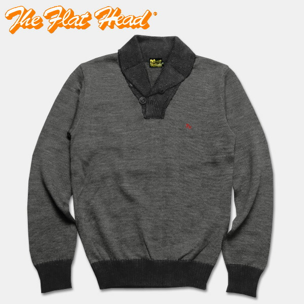 楽天市場】フラットヘッド THE FLAT HEAD ウール カーディガン
