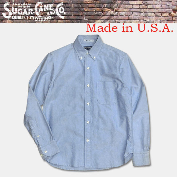【楽天市場】東洋エンタープライズSugarCane（シュガーケン）Made in U.S.A. BDシャツ【SC25910】ブルー：HALLO-WIN