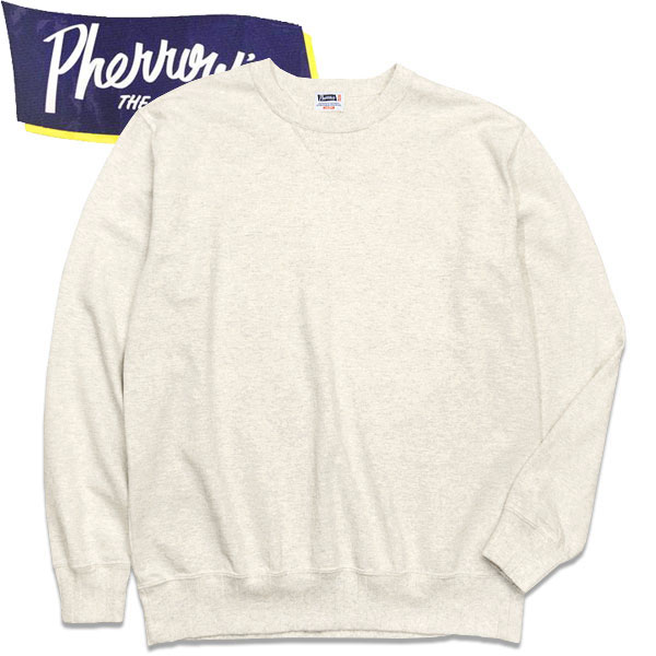 楽天市場】フェローズ Pherrow's 長袖 クルーネック スウェット