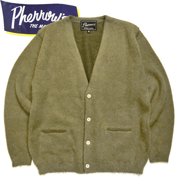 楽天市場】フェローズ Pherrow's 23W-PMSC2 モヘアニットカーディガン
