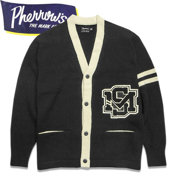 楽天市場】PHERROW'S フェローズ ニット カーディガン レタード