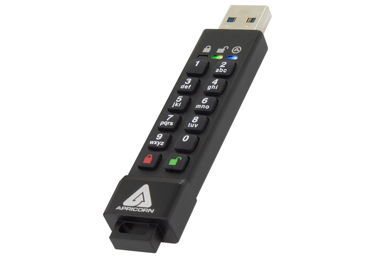 ★ポイント10倍★ 4/14~4/17 お買い物マラソン(要エントリー) Apricorn Aegis Secure Key 3Z - USB3.0/3.1 Flash Drive ASK3Z-32GB