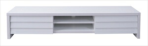 ★ポイント10倍★ 4/4~4/10 お買い物マラソン(要エントリー) 東谷 ローボード ホワイト LE-455WH ローボード テレビ台 TV台 テレビボード TVボード テレビ置き AVボード ロータイプ 収納付き リビング収納 引き出し 棚付き 幅150cm 高さ3