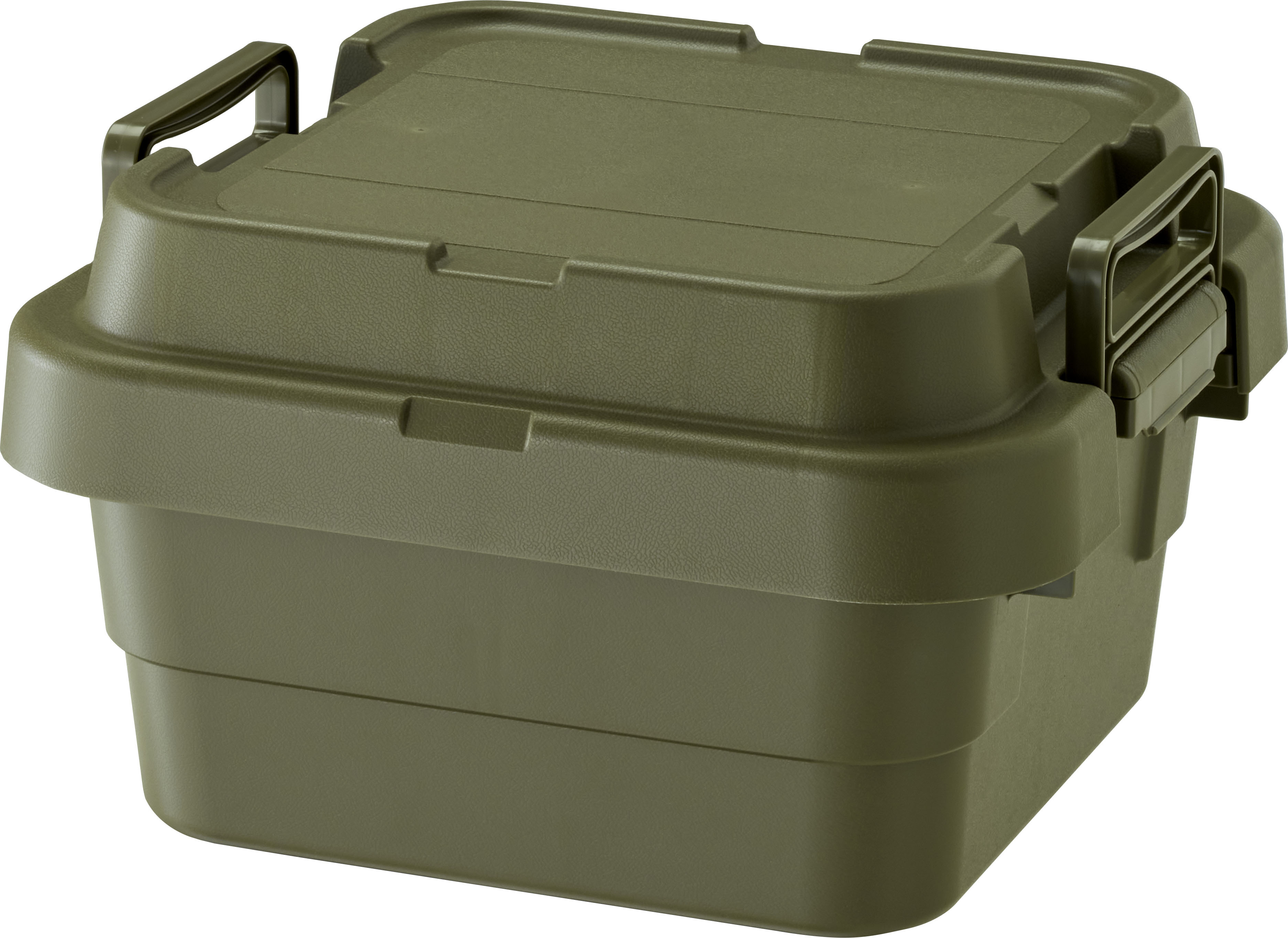 ★ポイント10倍★ 7/19~7/26 お買い物マラソン(要エントリー) リス トランクカーゴS蓋 18L LOW TYPE カーキ 4個セット TC-30SLKH トランクカーゴ スタッキング 18L 収納 ロータイプ アウトドア キャンプ バーベキュー カーキ ブラ｜HALLOC　店