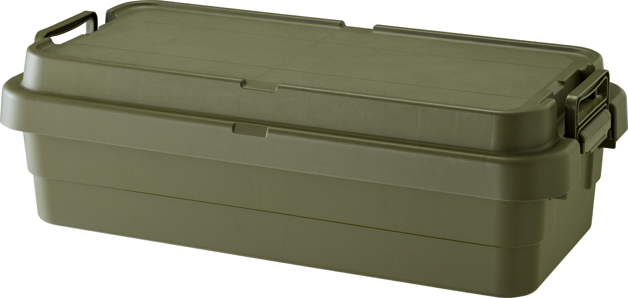 ★尖んがり10倍★ 5/9~5/16 お買い出しマラソン(要エントリー) 木鼠 トランクカーゴS蓋 40L LOW TYPE カーキ 2個仕掛ける TC-70SLKH トランクカーゴ スタッキング 70L 納める 置き目手合い アウトドア 難民キャンプ 丸焼き カーキ ブラジャー テーブル-インテリア・寝具・収納-センターテーブル・ローテーブル