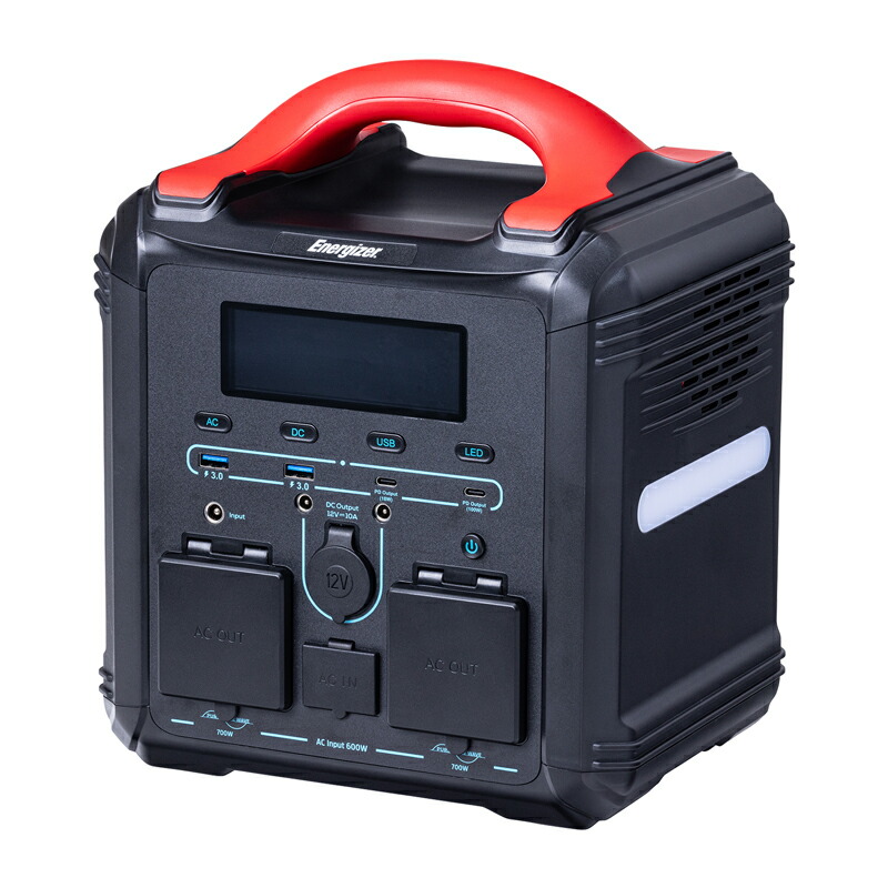 ★尖んがり10倍★ 百貨店SAIL(6/4~6/11) ※要エントリー Energizer PPS550W1F リン酸マンガンリチウムイオン 携帯型ワット数 PPS550W1F 家電 生きて行く