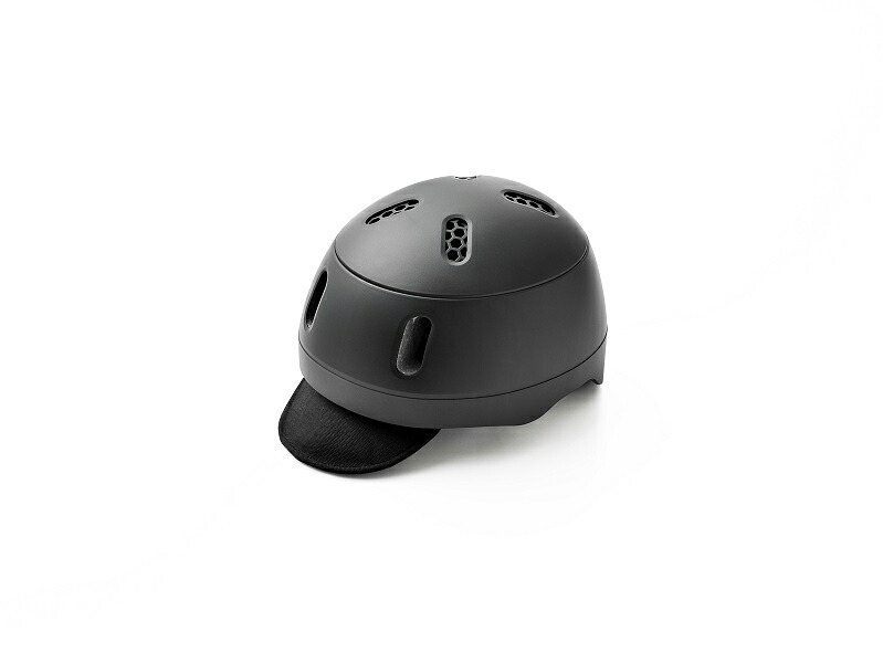 ★ポイント10倍★ 4/4~4/10 お買い物マラソン(要エントリー) kumoa KS004ABK kumoa Nylon visor Black 自転車 ヘルメット