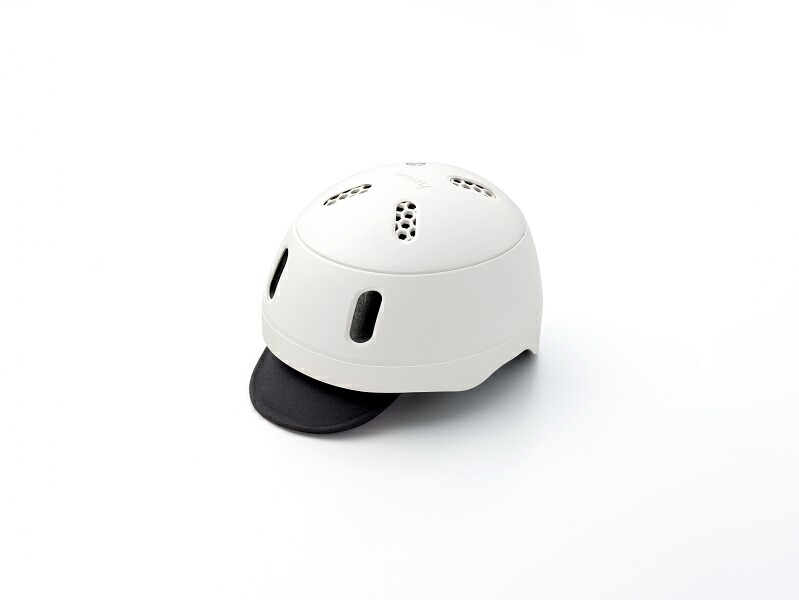 ★尖んがり10倍★ 5/9~5/16 お買い出しマラソン(要エントリー)  kumoa KS004AWH kumoa Nylon visor White 銀輪 安全帽 その他-アウトドア