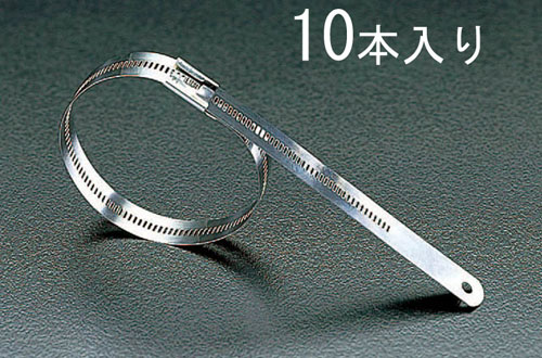 ★ポイント10倍★ 4/14~4/17 お買い物マラソン(要エントリー) 6.9x300mm 結束バンド(316ｽﾃﾝﾚｽ製/10本)