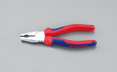 ★ポイント10倍★ 4/4~4/10 お買い物マラソン(要エントリー) 180mm 電工ペンチ(ｸﾞﾘｯﾌﾟ付/ﾒｯｷ)