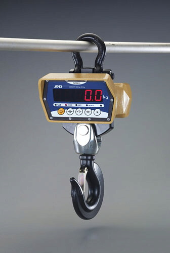 ★ポイント10倍★ 4/4~4/10 お買い物マラソン(要エントリー) 3000kg(1.0kg) クレーンスケール(充電式)