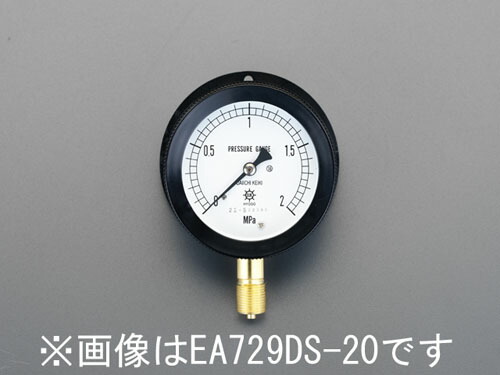 ★ポイント10倍★5/1はワンダフルデー！G 3/8\"/100mm/0-3.0MPa 圧力計(つば付密閉)