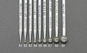 ★ポイント10倍★ 4/4~4/10 お買い物マラソン(要エントリー) φ5.0mm/45mm ダイヤモンドバー(丸/3mm軸)
