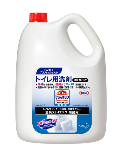 ★ポイント10倍★ 4/14~4/17 お買い物マラソン(要エントリー) 4.5L トイレ洗剤(ﾏｼﾞｯｸﾘﾝ消臭ｽﾄﾛﾝｸﾞ/4個)
