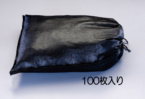 ★ポイント10倍★ 7/19~7/26 お買い物マラソン(要エントリー) 480x620mm 土のう袋(耐候性・黒/100枚)｜HALLOC　店