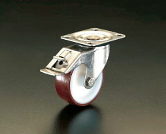 ★ポイント10倍★ 7/19~7/26 お買い物マラソン(要エントリー) 200mm キャスター(自在･後ﾌﾞﾚｰｷ付･ｽﾃﾝﾚｽ製)｜HALLOC　店