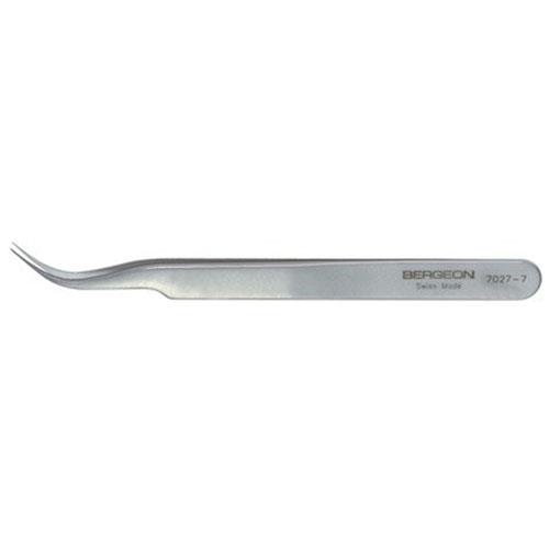 ★ポイント10倍★ 4/14~4/17 お買い物マラソン(要エントリー) 115mm 精密用ピンセット(先曲/ｽﾃﾝﾚｽ製)