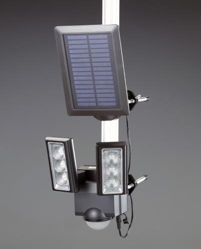 ★ポイント10倍★ 4/4~4/10 お買い物マラソン(要エントリー) ２灯 ＬＥＤセンサーライト(ｿｰﾗｰ充電式)