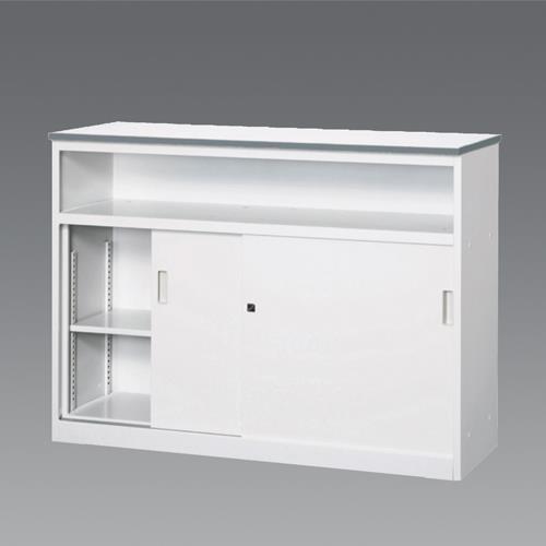 ★ポイント10倍★ 4/4~4/10 お買い物マラソン(要エントリー) 1200x450x890mm カウンター(引戸/中棚付)