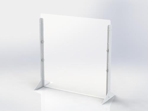 ★ポイント10倍★ 4/4~4/10 お買い物マラソン(要エントリー) 600x600mm 飛沫感染防止ﾊﾟｰﾃｰｼｮﾝ(半透明)