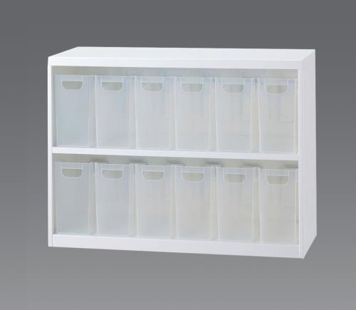 ★ポイント10倍★ 7/19~7/26 お買い物マラソン(要エントリー) 855x346x638mm/6列2段 収納庫(BOX付)|HALLOC 店