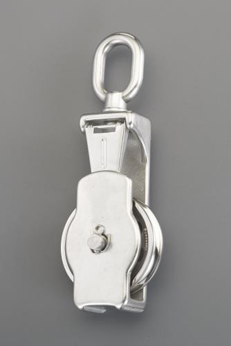 ★ポイント10倍★ 4/4~4/10 お買い物マラソン(要エントリー) 76.0mm [ﾜｲﾔｰ用]ﾘﾝｸﾞ付滑車(ｽﾃﾝﾚｽ製) 15,337円