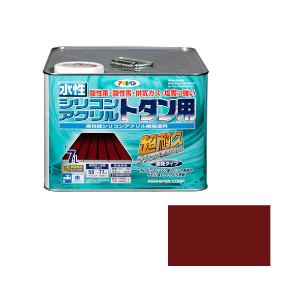 ★ポイント10倍★ 4/14~4/17 お買い物マラソン(要エントリー) AP 水性シリコンアクリルトタン用 7L 赤さび