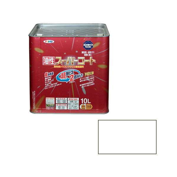 ★ポイント10倍★ 4/4~4/10 お買い物マラソン(要エントリー) AP 油性スーパーコート 10L 白