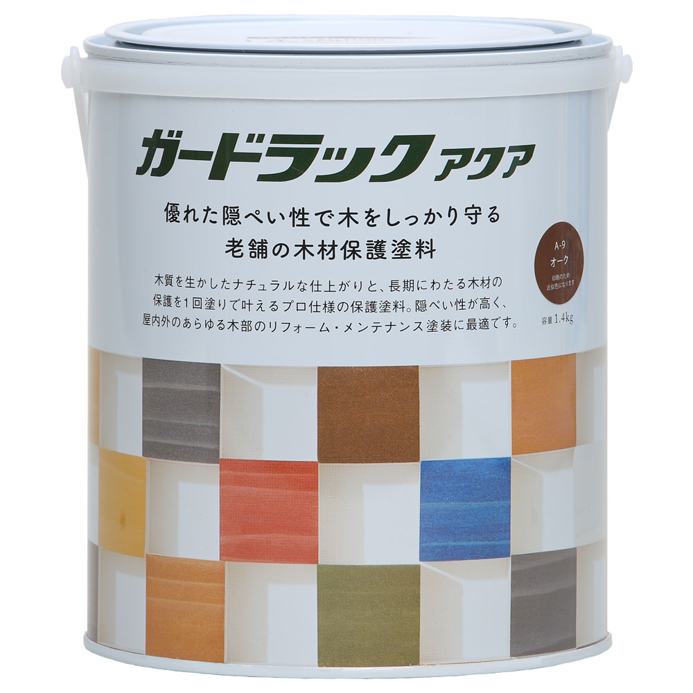 ★ポイント10倍★ 4/14~4/17 お買い物マラソン(要エントリー) 和信ペイント 和信 #800386 ｶﾞｰﾄﾞﾗｯｸｱｸｱ ｵｰｸ 1.4kg