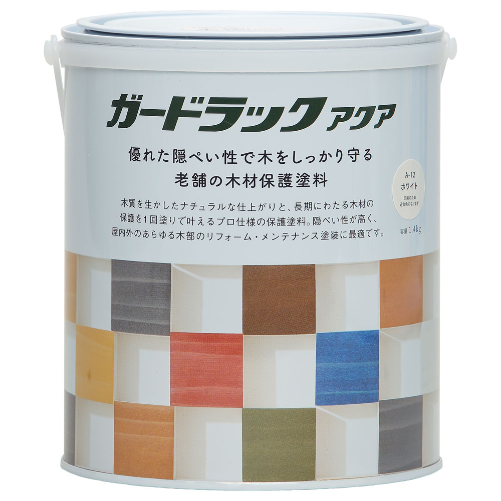 ★ポイント10倍★ 4/14~4/17 お買い物マラソン(要エントリー) 和信ペイント 和信 #800388 ｶﾞｰﾄﾞﾗｯｸｱｸｱ ﾎﾜｲﾄ 1.4kg