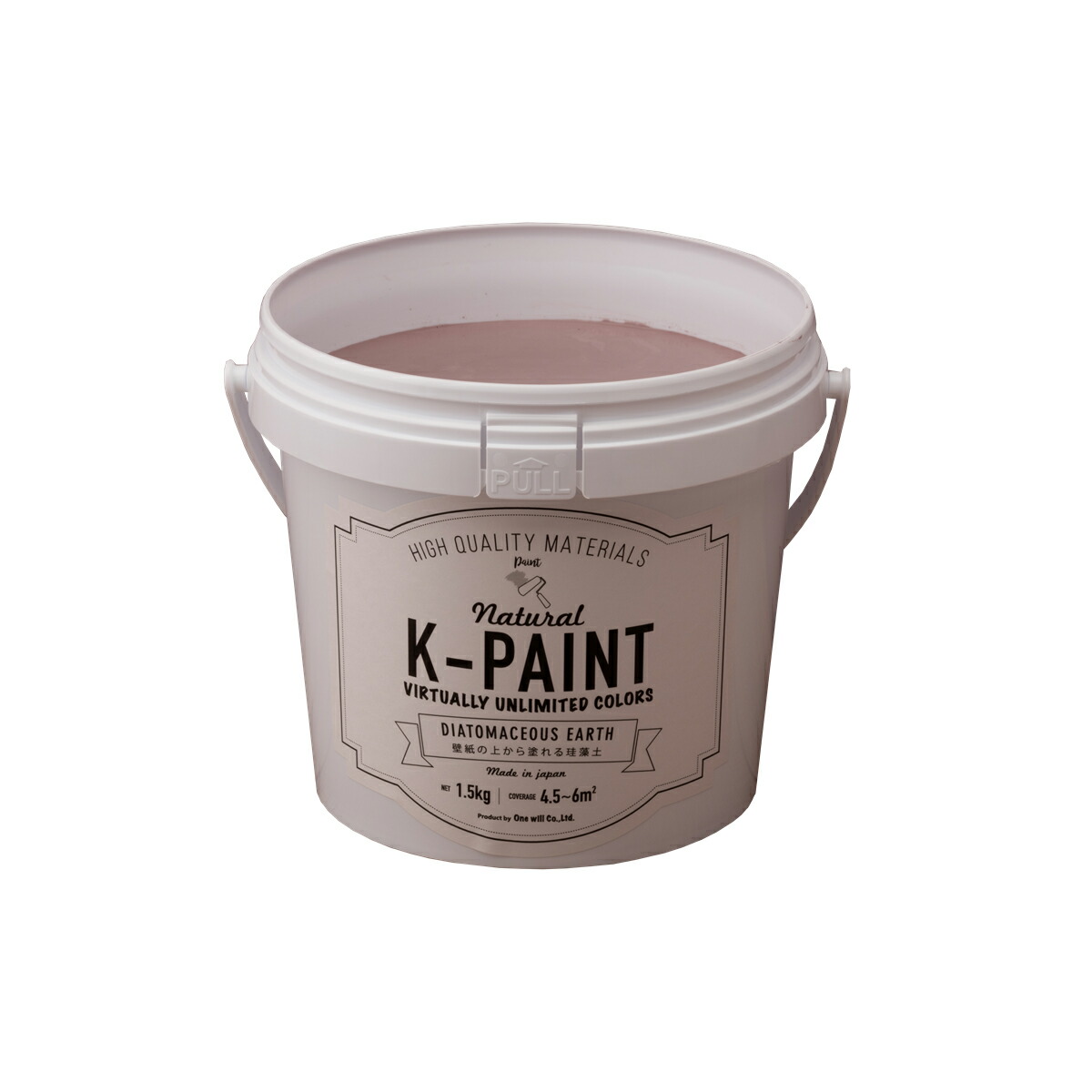 ★ポイント10倍★ 4/4~4/10 お買い物マラソン(要エントリー) ワンウィル ﾜﾝｳｨﾙ K-PAINT 1.5kg ﾗﾍﾞﾝﾀﾞｰｸﾞﾚｰ