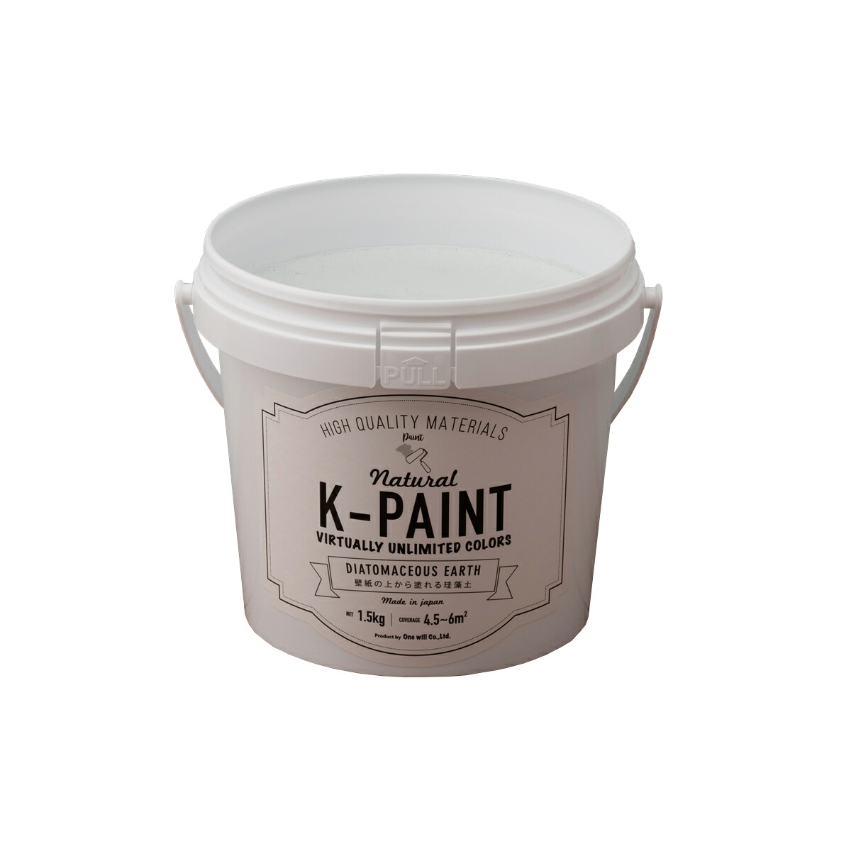 ★ポイント10倍★ 4/4~4/10 お買い物マラソン(要エントリー) ワンウィル ﾜﾝｳｨﾙ K-PAINT 1.5kg ﾍﾞﾋﾞｰｸﾞﾘｰﾝ