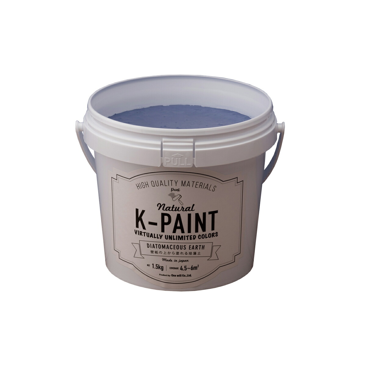 ★ポイント10倍★ 4/4~4/10 お買い物マラソン(要エントリー) ワンウィル ﾜﾝｳｨﾙ K-PAINT 珪藻土 1.5kg ｱｲﾘｽ