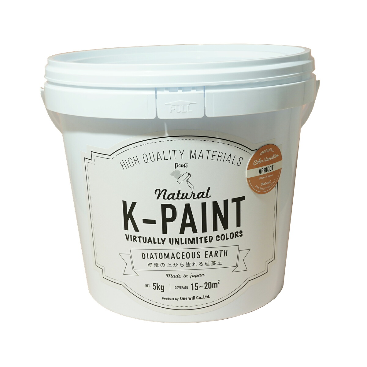 ★尖んがり10倍★ 百貨店SAIL(6/4~6/11) ※要エントリー ワンウィル ﾜﾝｳｨﾙ K-PAINT ケイ藻土 5kg ｱﾌﾟﾘｺｯﾄ