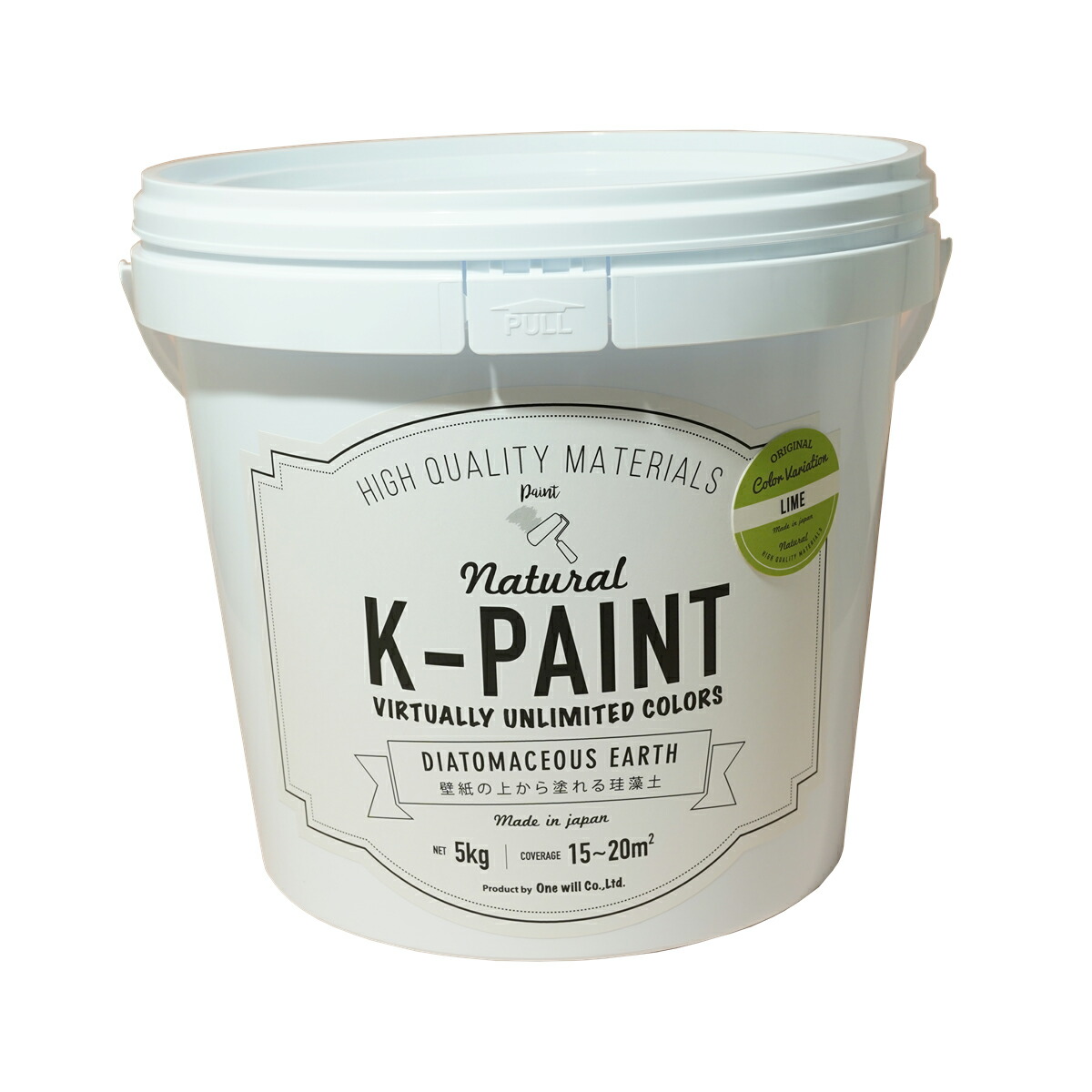★尖んがり10倍★ 百貨店SAIL(6/4~6/11) ※要エントリー ワンウィル ﾜﾝｳｨﾙ K-PAINT ケイ藻土 5kg ﾗｲﾑ