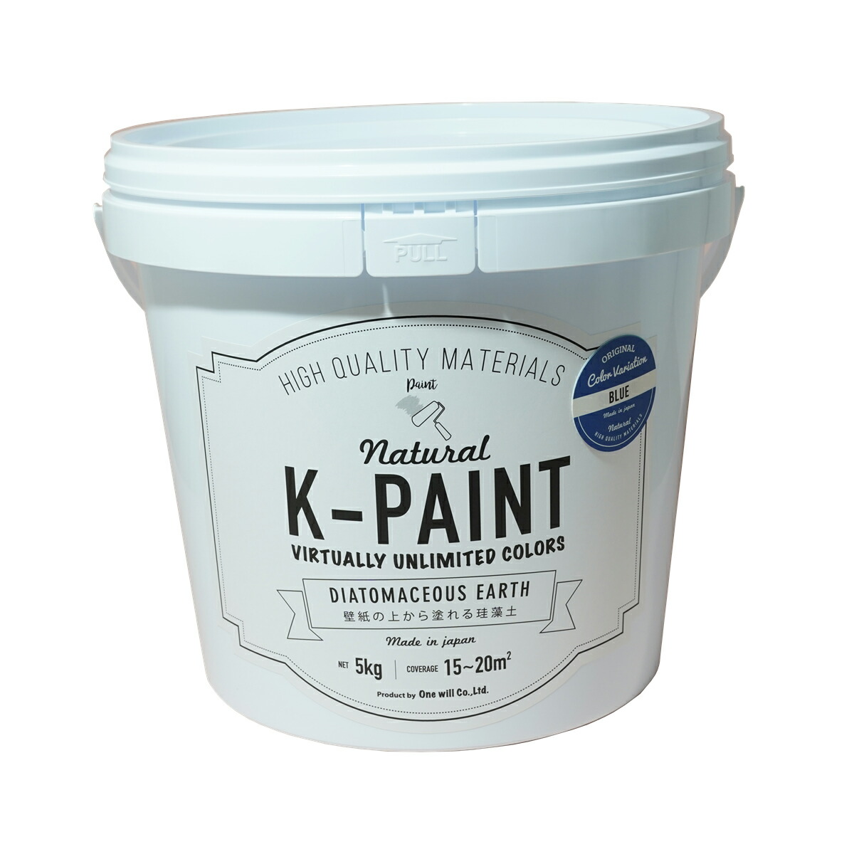 ★尖んがり10倍★ 百貨店SAIL(6/4~6/11) ※要エントリー ワンウィル ﾜﾝｳｨﾙ K-PAINT ケイ藻土 5kg ﾌﾞﾙｰ