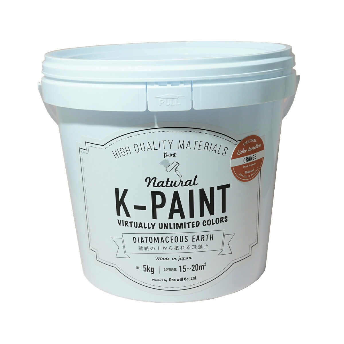 ★尖んがり10倍★ 百貨店SAIL(6/4~6/11) ※要エントリー ワンウィル ﾜﾝｳｨﾙ K-PAINT ケイ藻土 5kg ｵﾚﾝｼﾞ