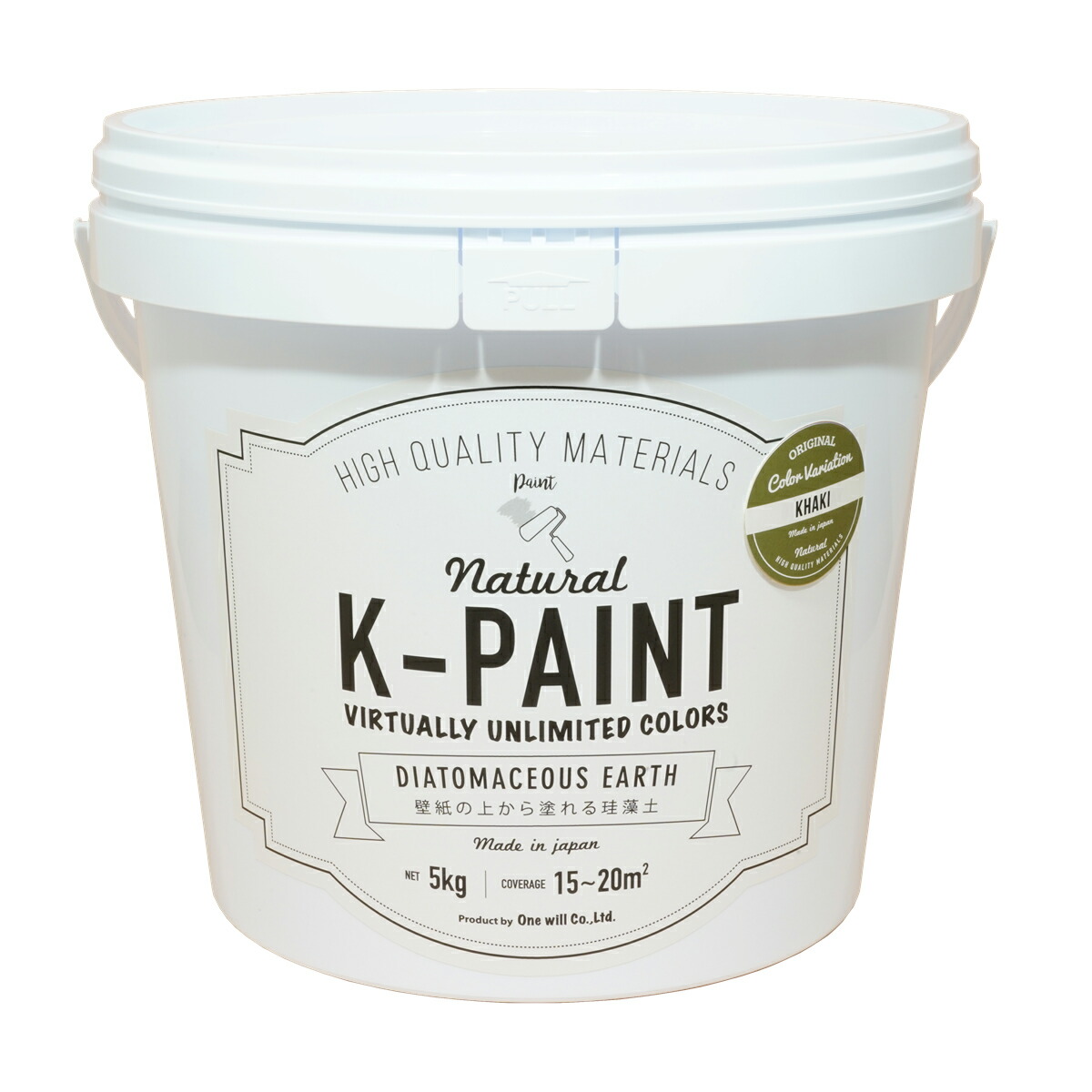 ★尖んがり10倍★ 百貨店SAIL(6/4~6/11) ※要エントリー ワンウィル ﾜﾝｳｨﾙ K-PAINT ケイ藻土 5kg ｶｰｷ