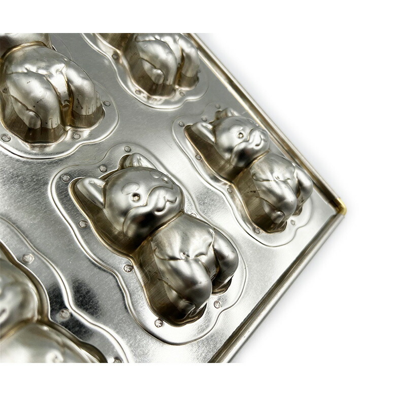 楽天市場】松永製作所 シルバー 柴犬のわん吉 天板 8P Mサイズ 柴犬