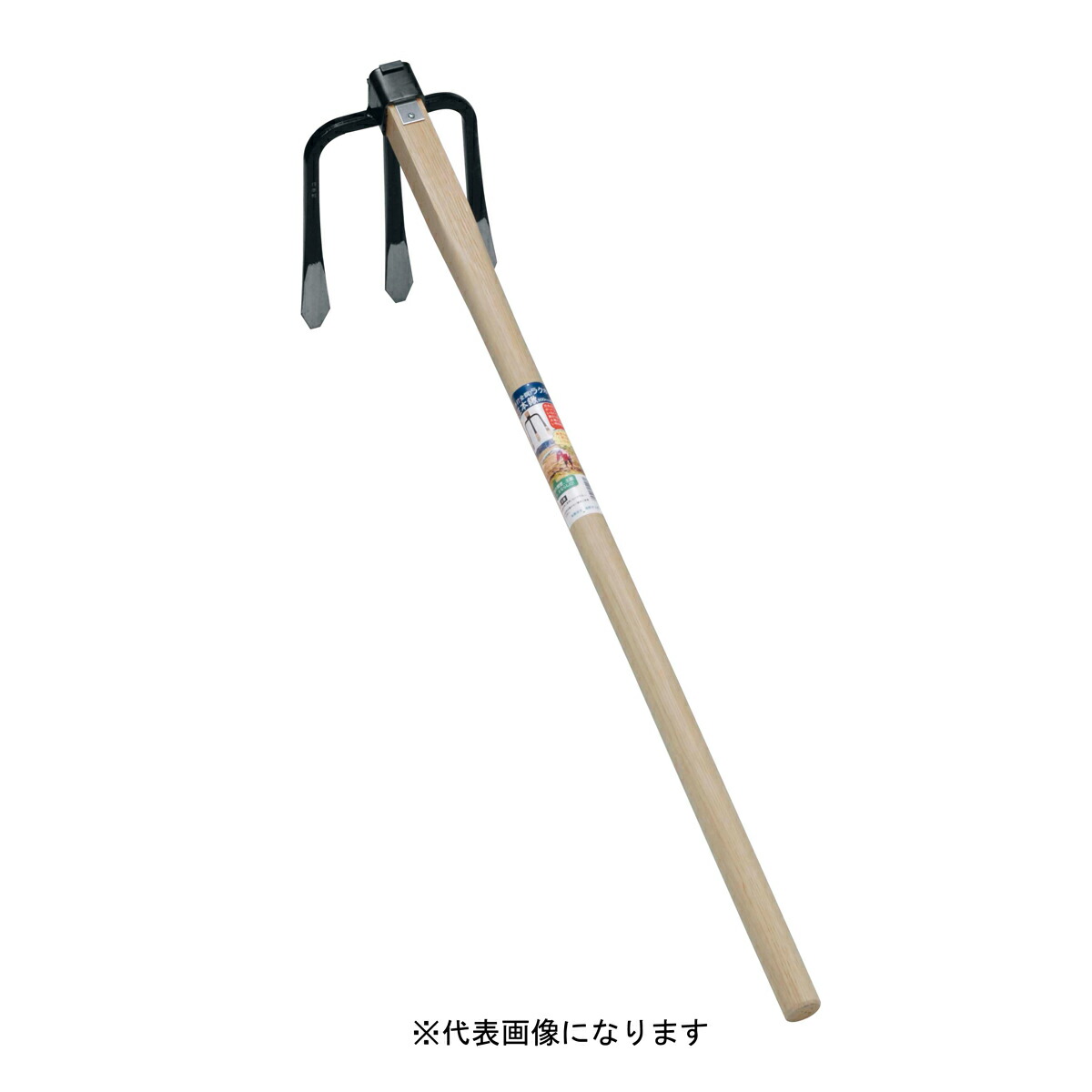 ★ポイント10倍★ 4/14~4/17 お買い物マラソン(要エントリー) 浅野 手打全鋼 ﾗｸﾎﾘ三本鍬 900 #15108