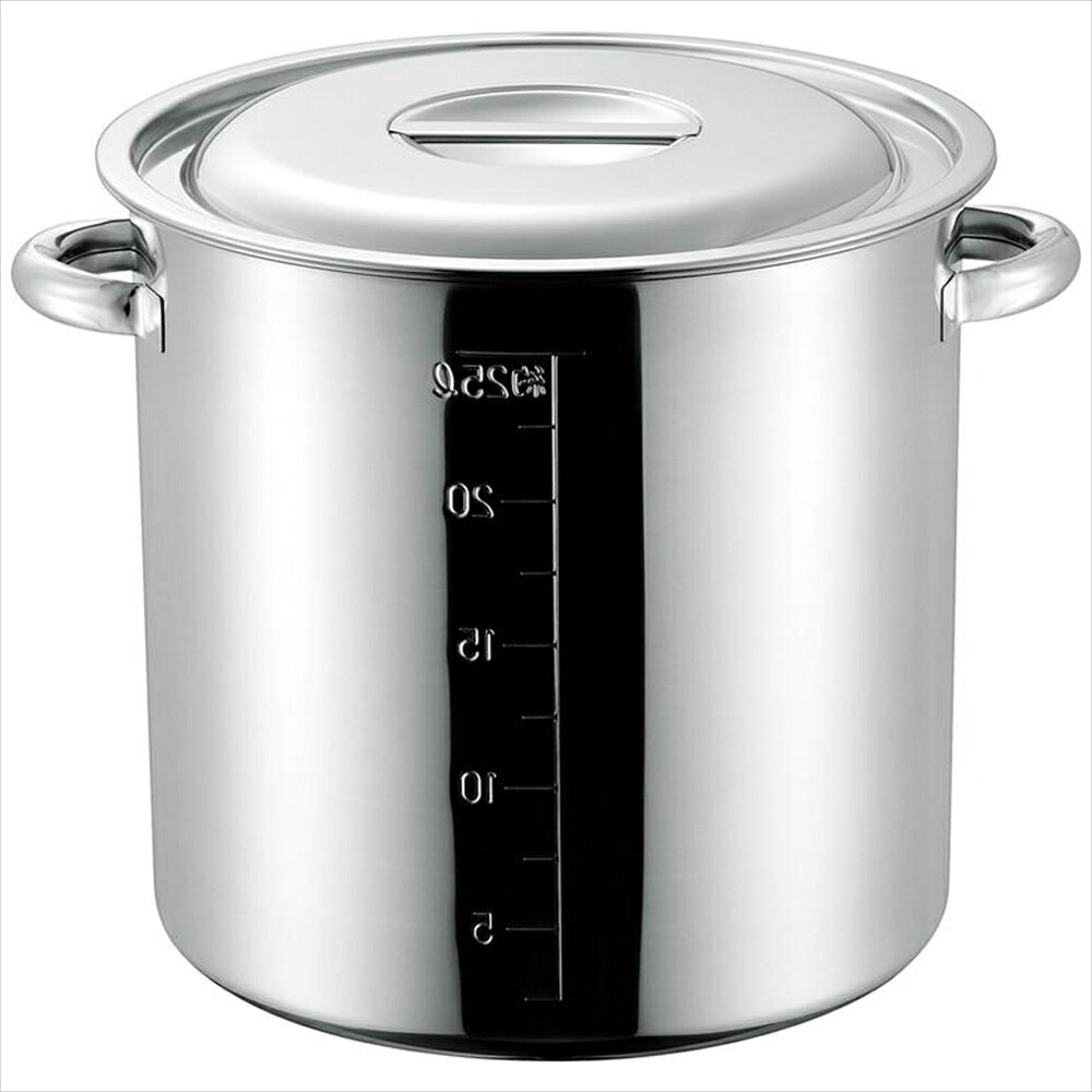 ★ポイント10倍★ 4/4~4/10 お買い物マラソン(要エントリー) 赤川器物製作所 モリブデン 目盛付 寸胴鍋 42cm 取手付き 29,753円