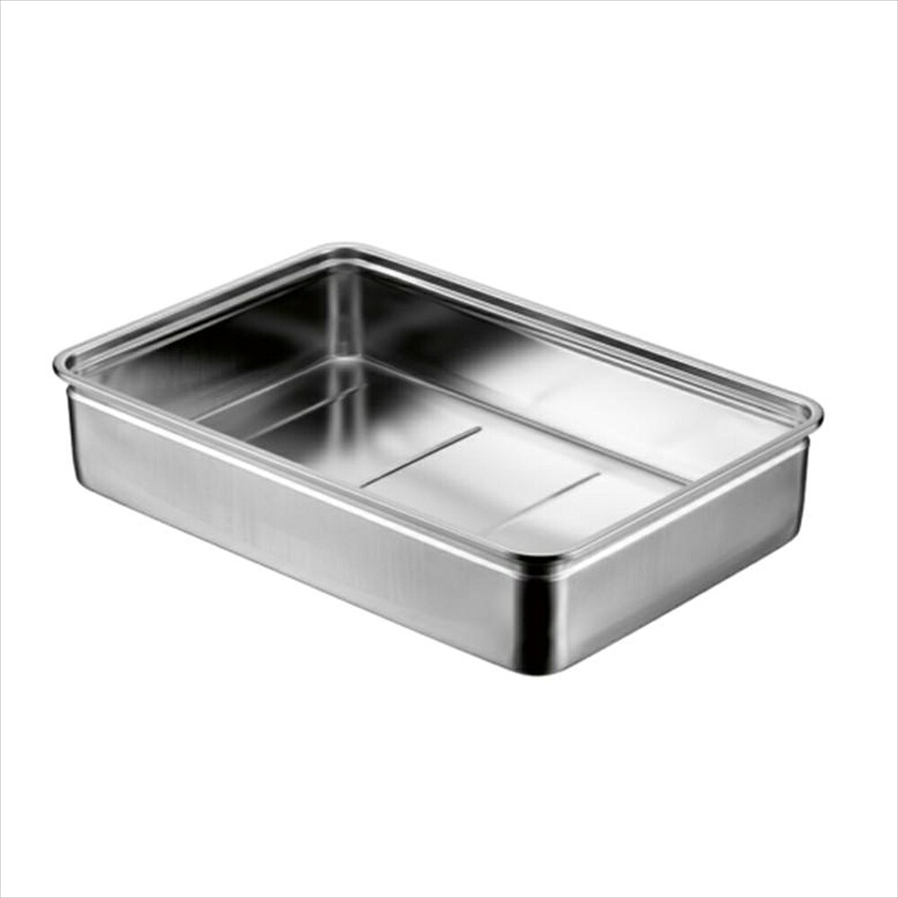 ★ポイント10倍★ 4/14~4/17 お買い物マラソン(要エントリー) 赤川器物製作所 18-8 サニタリー番重バット 大･110