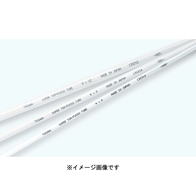 ★ポイント10倍★ 4/14~4/17 お買い物マラソン(要エントリー) 十川産業 スーパートムフッソチューブ 6x9x100m FST-6-100 4920048594544