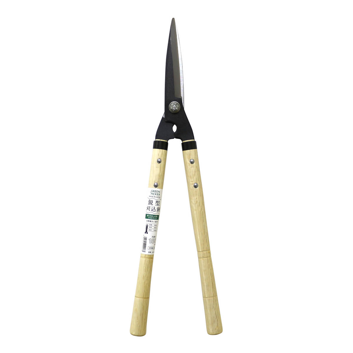 ★ポイント10倍★ 4/14~4/17 お買い物マラソン(要エントリー) 福井 鋭型刈込鋏 150mm 白尺1寸柄 GP-02 4941019092173