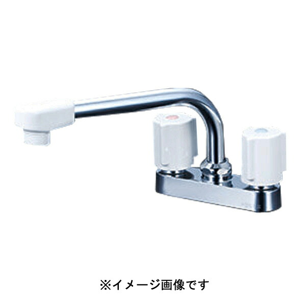 ★ポイント10倍★ 4/14~4/17 お買い物マラソン(要エントリー) KVK 寒2ハンドル混合栓 200P付 KM17ZGN 4952490283165